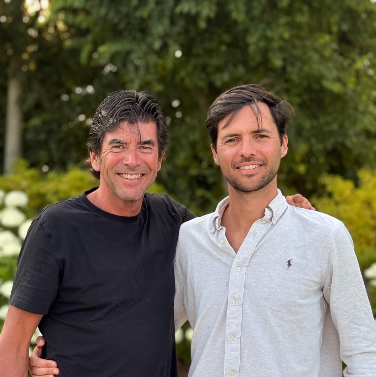 Alain et son fils Gary